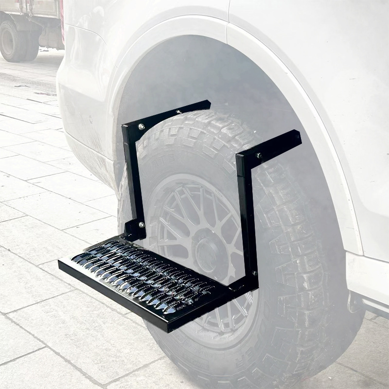 🚗Heavy-Duty Folding Tire Step for Roof Access