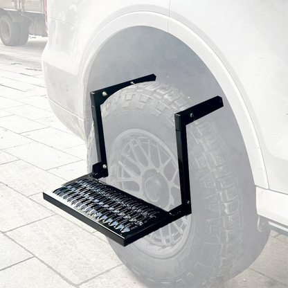 🚗Heavy-Duty Folding Tire Step for Roof Access