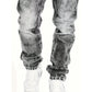 Men's Fashion Creative Stretch Denim Jeans,Minimalist Style Suitable For Summer, Emo Style