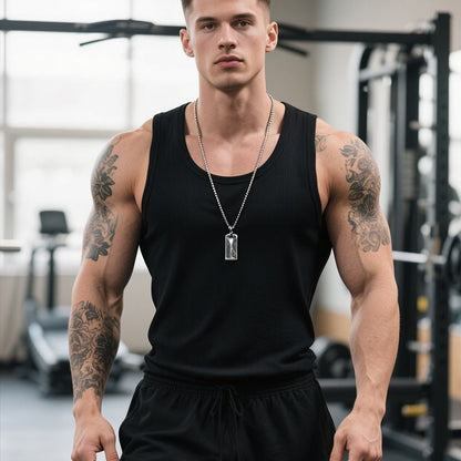 💪 50% OFF NOW! 🏋️‍♂️ Men's Cotton Fitness Tank Top – Muscle-Defining Comfort & Breathability ☁️🔥