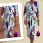 🔥HOT SALE 50% OFF✨Women’s Elegant Watercolor  Two-Piece Wrap Dress Set