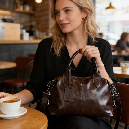 Large Capacity Women's Soft Top-Handle Handbag