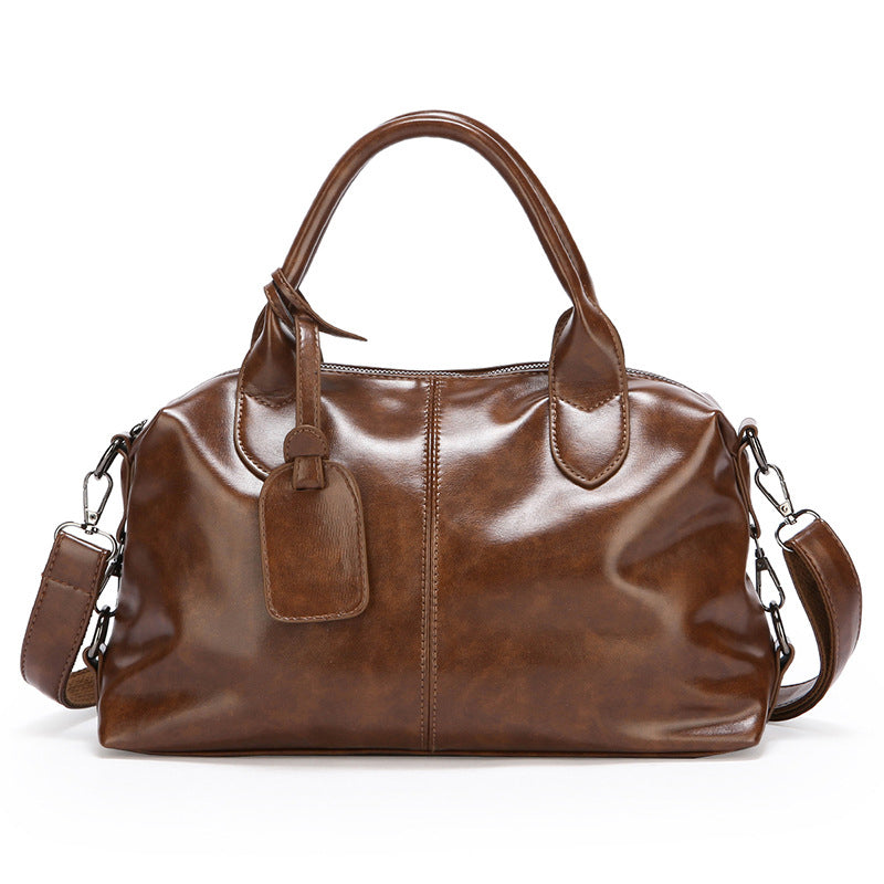 Large Capacity Women's Soft Top-Handle Handbag