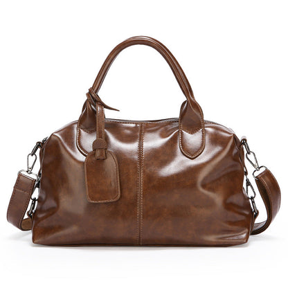 Large Capacity Women's Soft Top-Handle Handbag