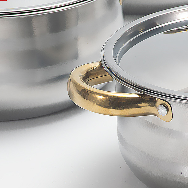 🍳 60% OFF  & FREE SHIPPING NOW !🔥 5-Piece Stainless Steel Cookware Set with Glass Lids – Durable, Even Heat Distribution & Elegant Design ✨