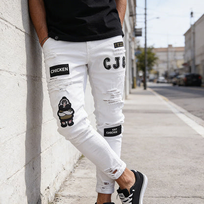Last Day – Special Price! ⏰✨Men's Ripped Skinny Jeans