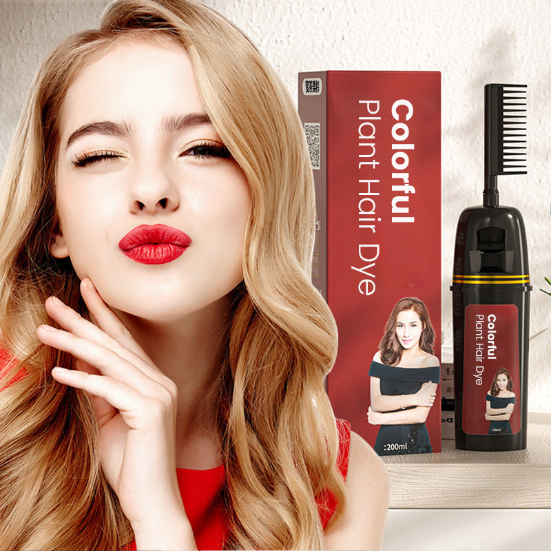 ⏳Time-Limited Special⏰Colorful Plant Hair Dye, With Innovative Comb Applicator