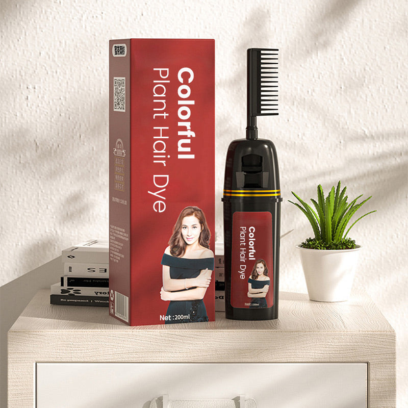 ⏳Time-Limited Special⏰Colorful Plant Hair Dye, With Innovative Comb Applicator