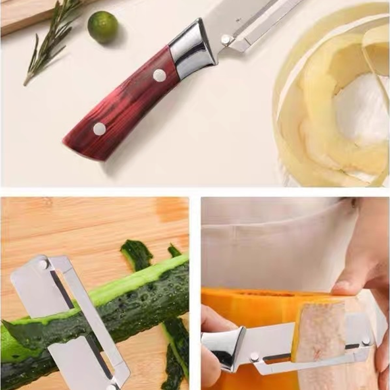 🥕 BUY 1 GET 1 FREE! 🎁 Multi-functional Kitchen Peeler – Sharp Stainless Steel Blade, Ergonomic Handle & Swiveling Dual-Action ✨