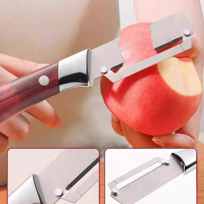 🥕 BUY 1 GET 1 FREE! 🎁 Multi-functional Kitchen Peeler – Sharp Stainless Steel Blade, Ergonomic Handle & Swiveling Dual-Action ✨
