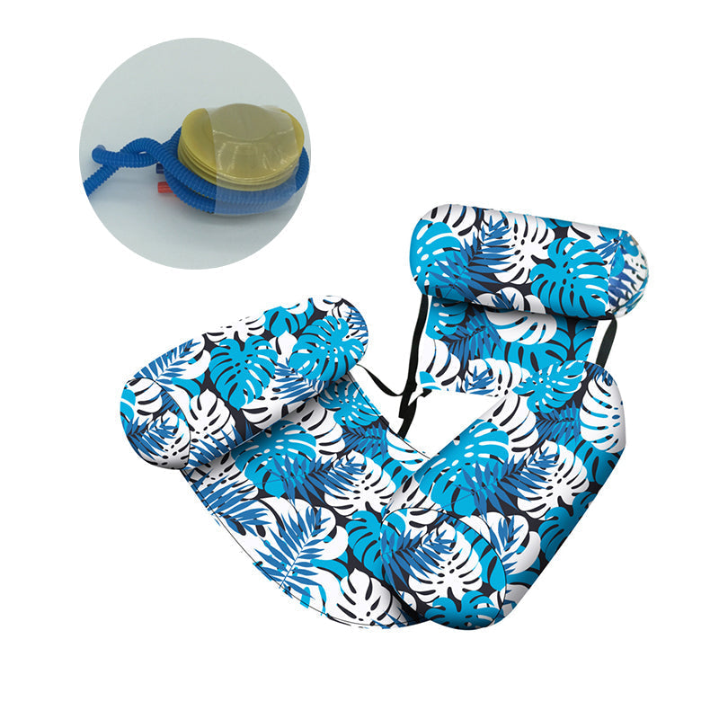 💎 -50% ON INFLATABLE POOL FLOATING CHAIR! 💎 Tropical Leaf Design, Ultra-Lightweight & Puncture-Resistant PVC ✨