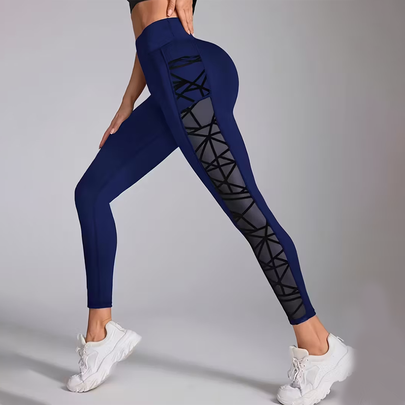 [Exceptional Price] 😎 50% Off 🔥Women's Mesh High Waist Yoga Pants with Pockets