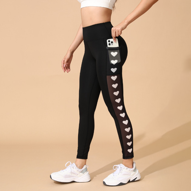 [Exceptional Price] 😎 50% Off 🔥Women's Mesh High Waist Yoga Pants with Pockets