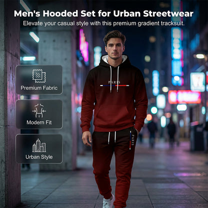 👖New arrival 40% OFF!🧥Men's Gradient Tracksuit Set - Hoodie and Sweatpants