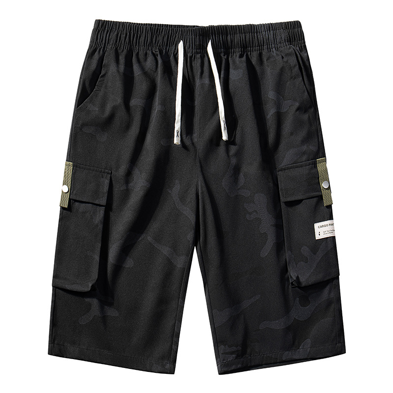 🔥New arrival Sale🔥  Men's Camo Cargo Shorts with Drawstring Waist