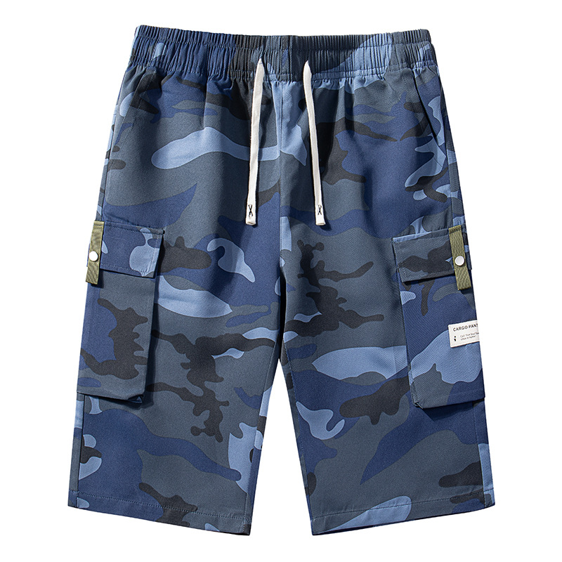 🔥New arrival Sale🔥  Men's Camo Cargo Shorts with Drawstring Waist