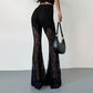 【Exceptional Price】😎50% OFF ! 💐Floral Lace Flare Pants – Trendy & Feminine ✨👖【Limited Offer】
