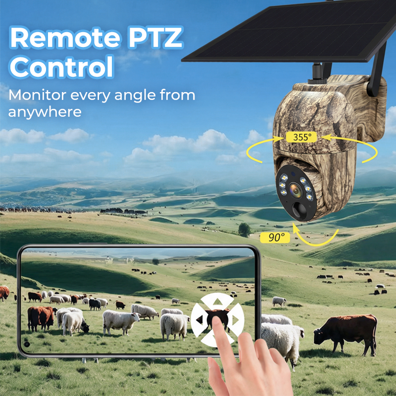 📹 50% OFF NOW! 🌞 4MP Solar PTZ Camera – 355° Pan & Tilt, Built-in Battery, Two-Way Talk & IP66 Weatherproof 🛡️