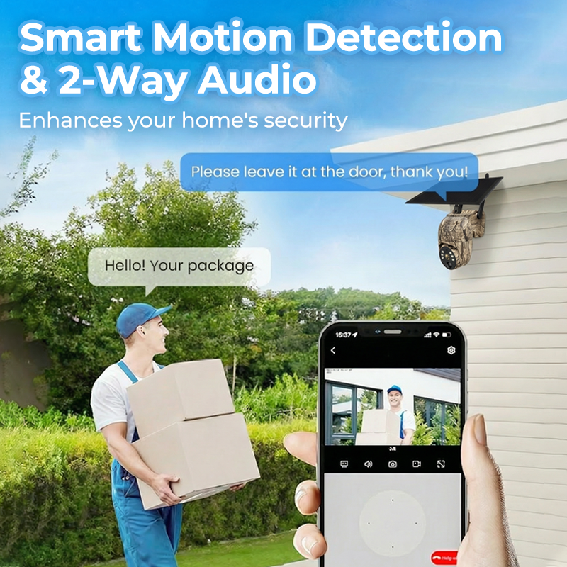 📹 50% OFF NOW! 🌞 4MP Solar PTZ Camera – 355° Pan & Tilt, Built-in Battery, Two-Way Talk & IP66 Weatherproof 🛡️