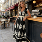 【Exceptional Price】💐50% OFF ! 💥Women's V-Neck Baroque Print Flowy Maxi Dress