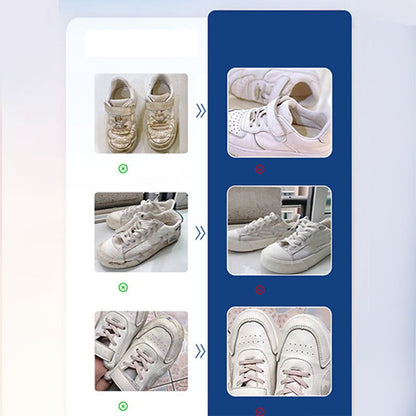 Buy 2 Get 3 FREE    Waterless Foam White Shoe Cleaner with Brush