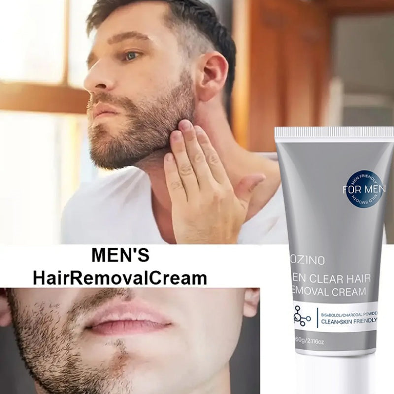 ⏳Limited-time 50% off⏰Men's Fast-Acting Hair Removal Cream🪒🧴Buy 3 Get 2 Free (5 PCS) & ✈️Free Shipping