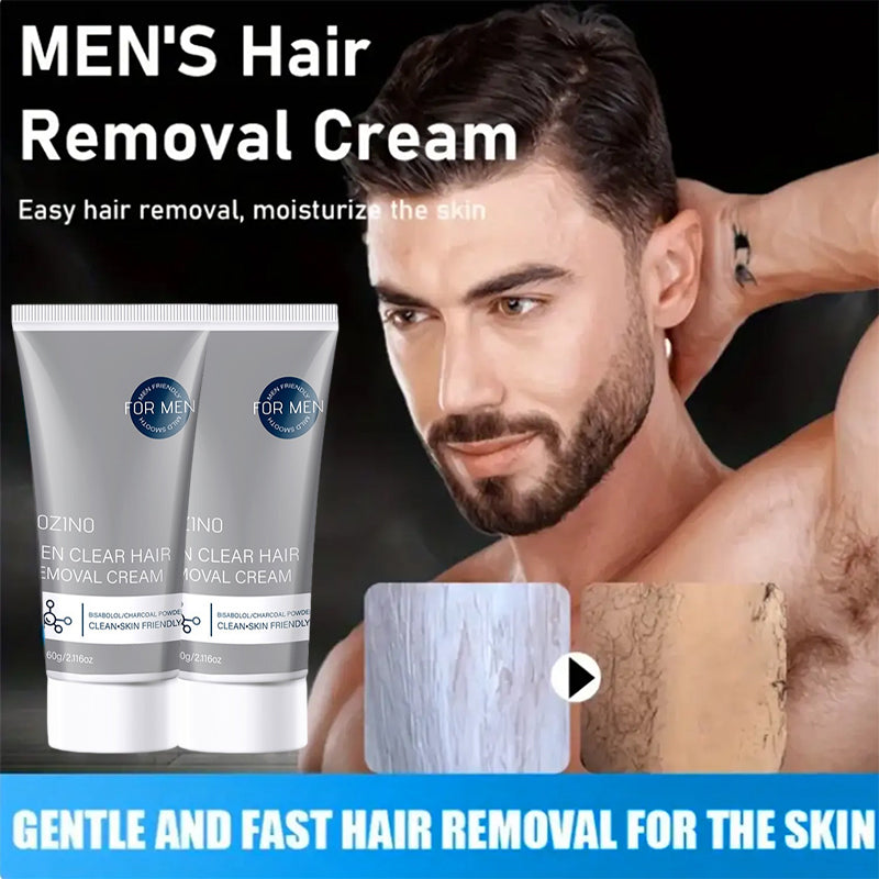 ⏳Limited-time 50% off⏰Men's Fast-Acting Hair Removal Cream🪒🧴Buy 3 Get 2 Free (5 PCS) & ✈️Free Shipping