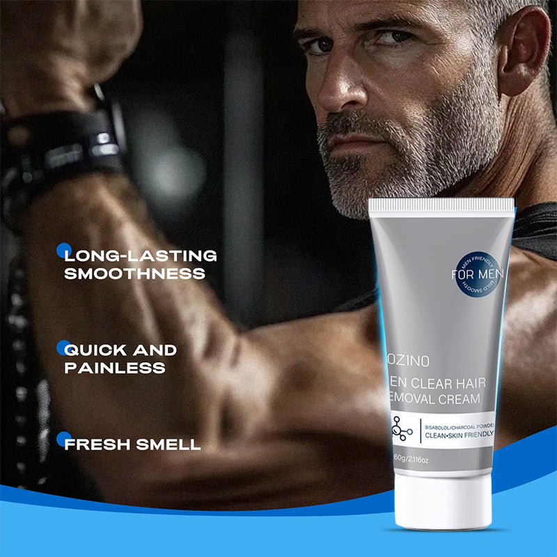 ⏳Limited-time 50% off⏰Men's Fast-Acting Hair Removal Cream🪒🧴Buy 3 Get 2 Free (5 PCS) & ✈️Free Shipping