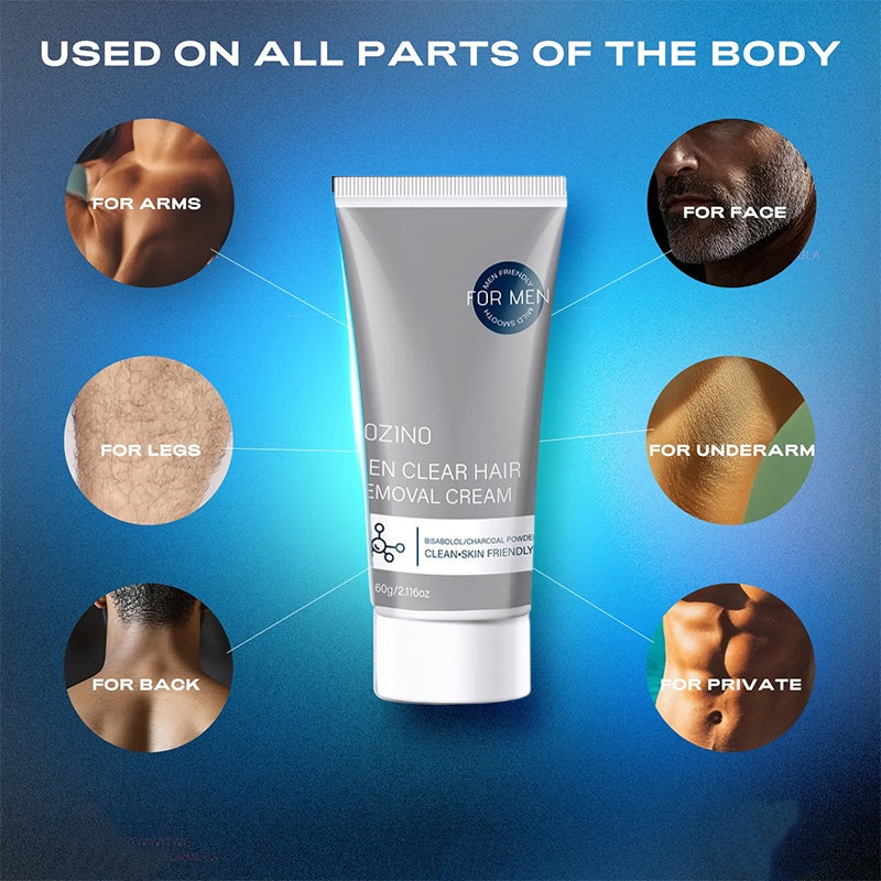 ⏳Limited-time 50% off⏰Men's Fast-Acting Hair Removal Cream🪒🧴Buy 3 Get 2 Free (5 PCS) & ✈️Free Shipping
