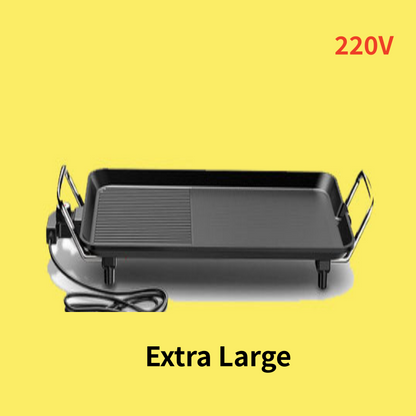 🔥Dual-Zone Electric Griddle with Handle,Extra Large Non-Stick Coating, Available in 3 sizes