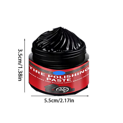 Car Tire & Trim Renewal Paste – Deep Black Shine, UV Protection & Easy Application 💎