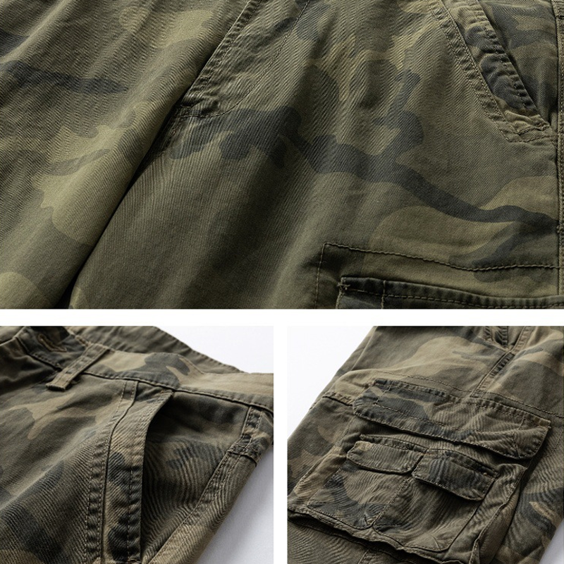 【FREE SHIPPING】Men's Relaxed Fit Camo Cargo Pants