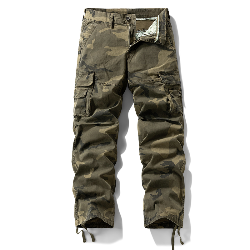 【FREE SHIPPING】Men's Relaxed Fit Camo Cargo Pants