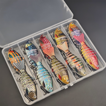 🎣 50% OFF! 🐟Multi-Segmented Bionic Swimming Fishing Lure