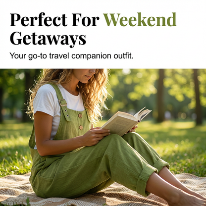 🔥Spring Hot Sale🔥Women's Casual Loose Fit Button-Front Overalls