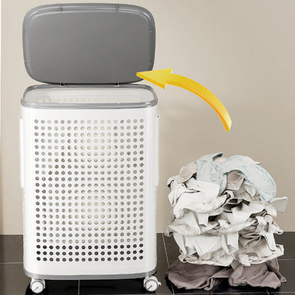 💎 50% OFF VENTILATED LAUNDRY BASKET ! 💎 360° Wheels, Concealing Lid & Large Capacity for Family ✨