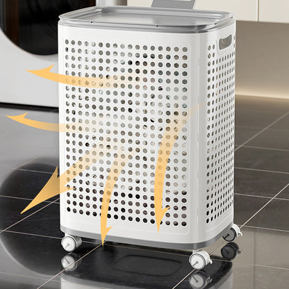 💎 50% OFF VENTILATED LAUNDRY BASKET ! 💎 360° Wheels, Concealing Lid & Large Capacity for Family ✨