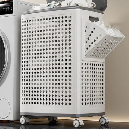 💎 50% OFF VENTILATED LAUNDRY BASKET ! 💎 360° Wheels, Concealing Lid & Large Capacity for Family ✨