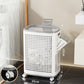 💎 50% OFF VENTILATED LAUNDRY BASKET ! 💎 360° Wheels, Concealing Lid & Large Capacity for Family ✨