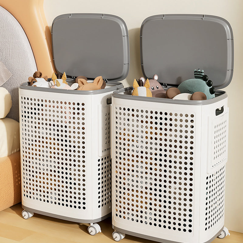 💎 50% OFF VENTILATED LAUNDRY BASKET ! 💎 360° Wheels, Concealing Lid & Large Capacity for Family ✨