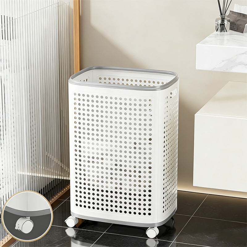 💎 50% OFF VENTILATED LAUNDRY BASKET ! 💎 360° Wheels, Concealing Lid & Large Capacity for Family ✨