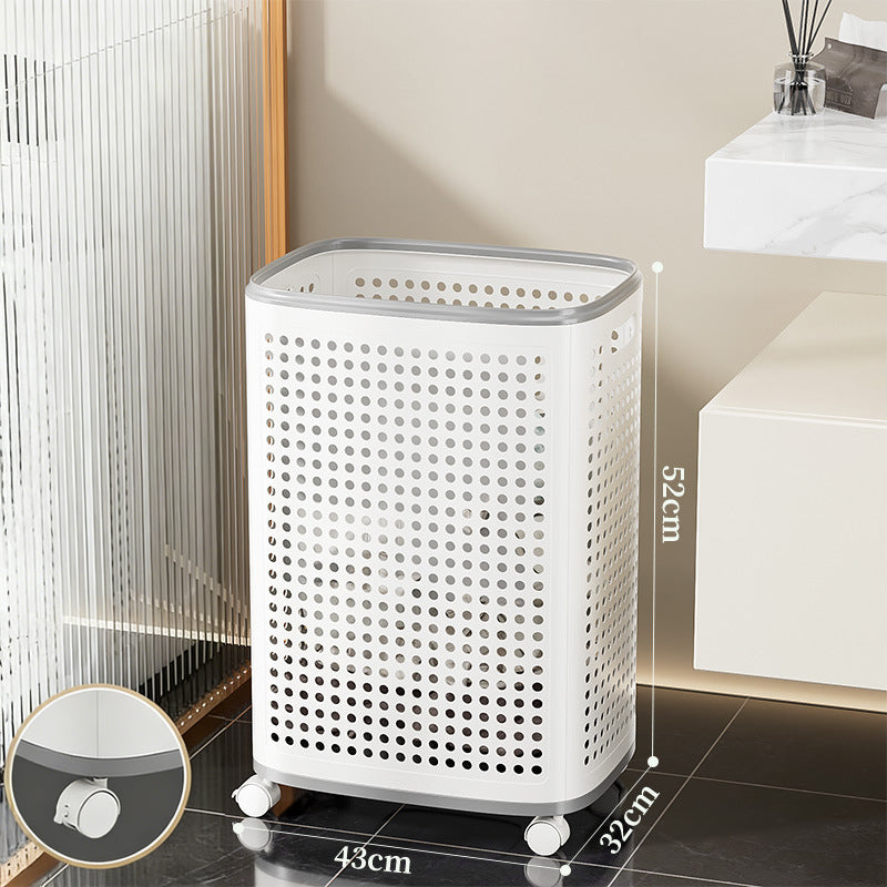 💎 50% OFF VENTILATED LAUNDRY BASKET ! 💎 360° Wheels, Concealing Lid & Large Capacity for Family ✨