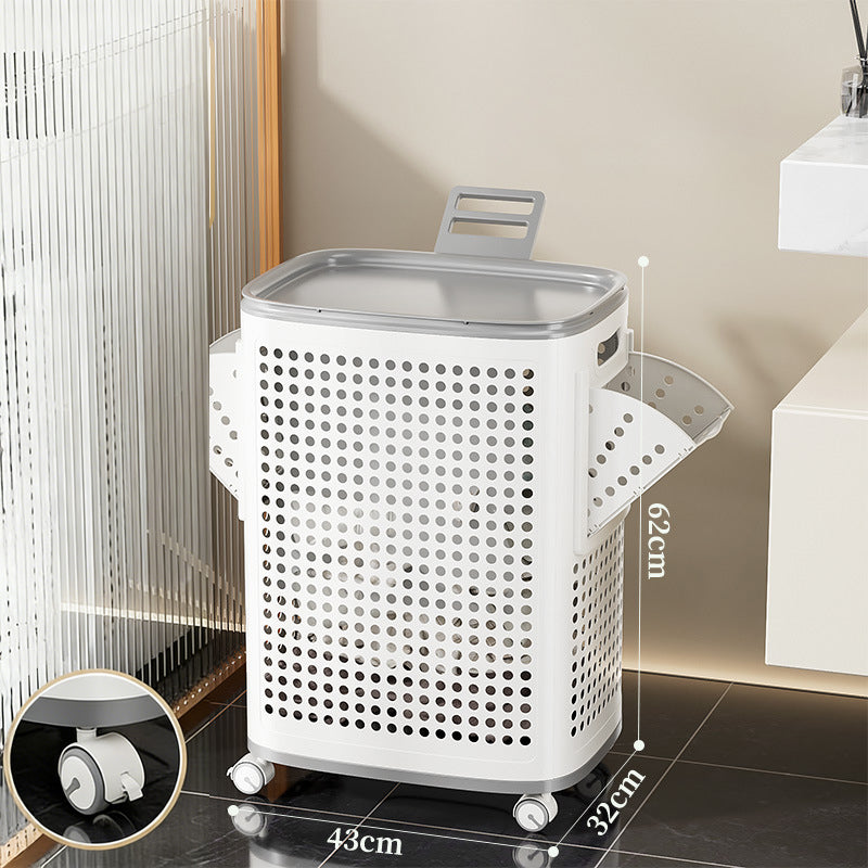💎 50% OFF VENTILATED LAUNDRY BASKET ! 💎 360° Wheels, Concealing Lid & Large Capacity for Family ✨