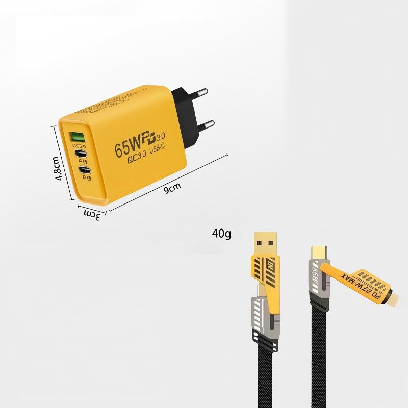 🔥🔥120W 4-Port Fast Charger Block