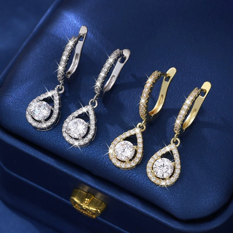 🪐Elegant Teardrop Dangle Hoop Earrings