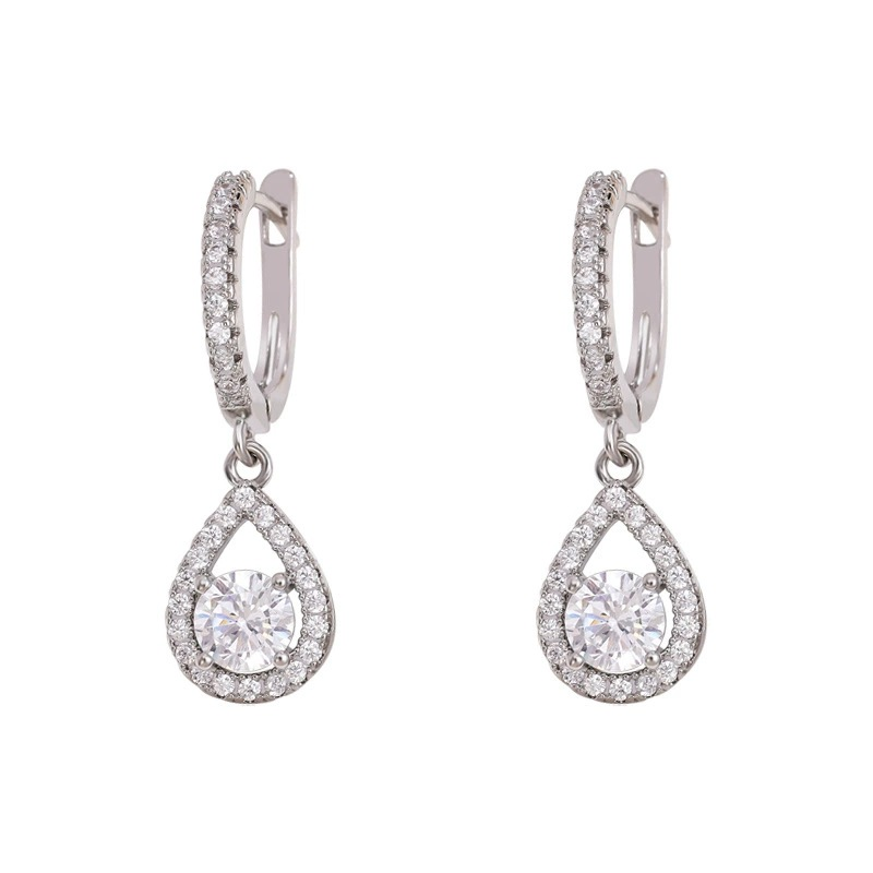 🪐Elegant Teardrop Dangle Hoop Earrings