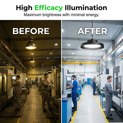 💡 50% OFF NOW! UFO LED High Bay Light – 100W, 160lm/W, 220V, for Industrial, Warehouse & Large Spaces 🏭✨