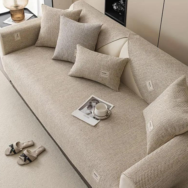 🔥 HOT SALE 🏆 Flash Sale ⚡Modern Herringbone Pattern Couch Cover
