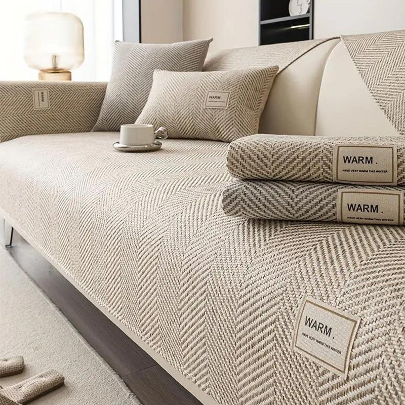 🔥 HOT SALE 🏆 Flash Sale ⚡Modern Herringbone Pattern Couch Cover