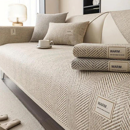 🔥 HOT SALE 🏆 Flash Sale ⚡Modern Herringbone Pattern Couch Cover